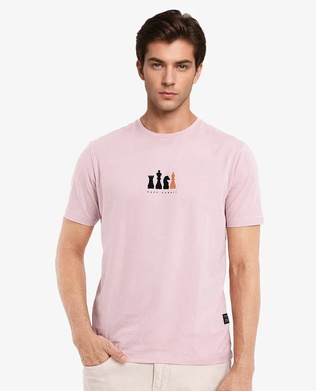 Patterned Men's Hawaiian ShirtsRare Rabbit Men Vital Light Pink Cotton Lycra Fabric Short Sleeve Crew Neck Regular Fit Graphic Flock Print T-Shirt Patterned Men's Hawaiian ShirtsRare Rabbit Men Vital Light Pink Cotton Lycra Fabric Short Sleeve Crew Neck Regular Fit Graphic Flock Print T-Shirt