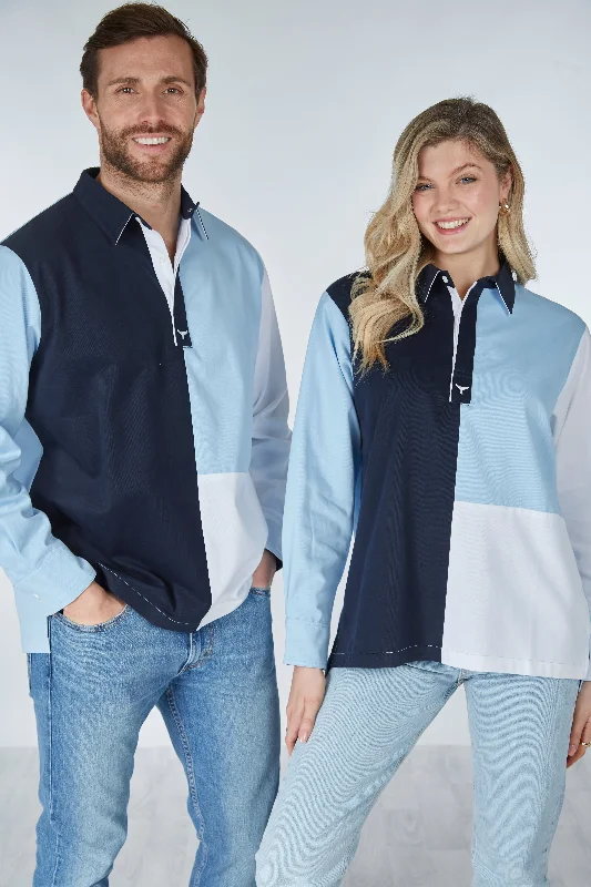Men's Oxford Shirts for a Preppy StyleDartmouth Unisex Deck Shirt - Blue