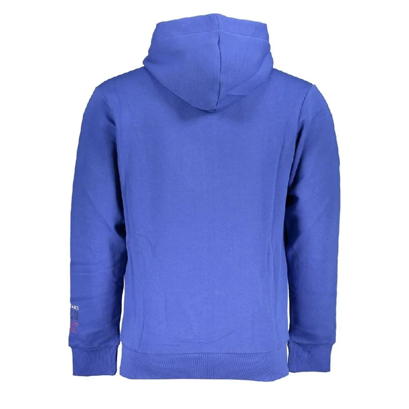 Durable Men's Acrylic SweatersU.S. Grand Polo Chic Blue Hooded Fleece Sweatshirt with Men's Embroidery Durable Men's Acrylic SweatersU.S. Grand Polo Chic Blue Hooded Fleece Sweatshirt with Men's Embroidery