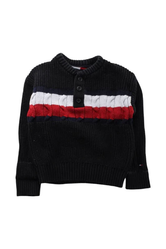 Men's Sweaters with Straight-Cut ShapesTommy Hilfiger Buttoned Knit Sweater 12-18M