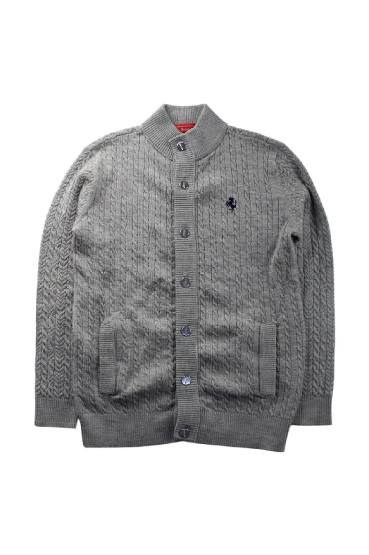 Men's Sweaters with Belt AttachmentsFerrari Knit Cardigan 10Y