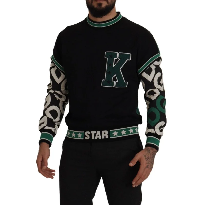 Stylish Men's Turtleneck SweatersDolce & Gabbana Regal Crewneck Pullover Sweater - Black & Men's Green Stylish Men's Turtleneck SweatersDolce & Gabbana Regal Crewneck Pullover Sweater - Black & Men's Green