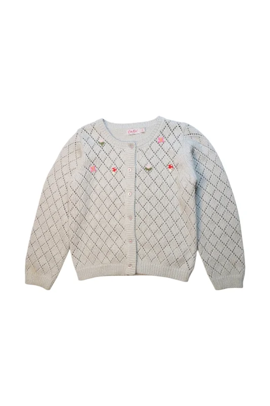 Men's Sweaters with Ribbed WaistbandsCath Kidston Embroidered Cardigan 7-8Y
