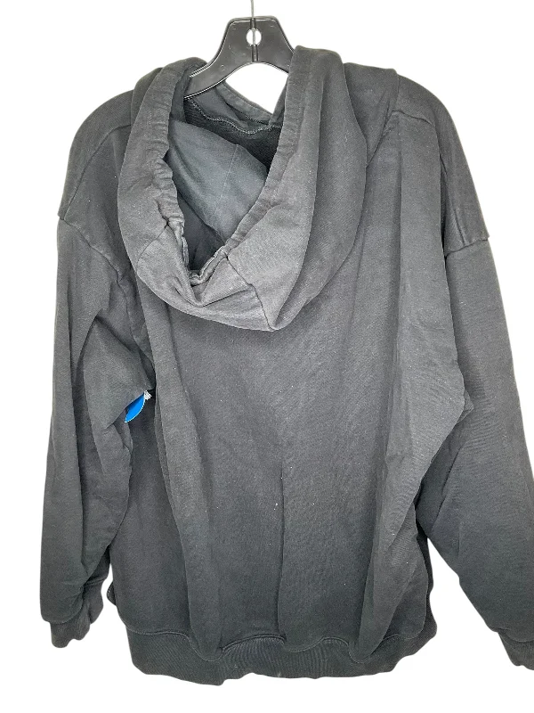 Practical Men's Water-Resistant HoodiesSweatshirt Hoodie By Aerie In Black, Size: L