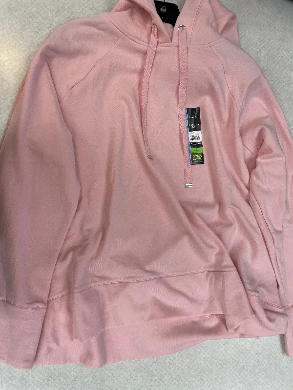 Men's Hoodies with Breathable FabricSweatshirt Hoodie By Athletic Works In Pink, Size: 3x Men's Hoodies with Breathable FabricSweatshirt Hoodie By Athletic Works In Pink, Size: 3x