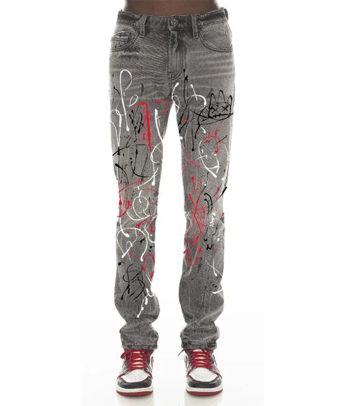 Oversized Men's JeansROCKER SLIM RIDGED PUBLIC ENEMY IN PUBLIC