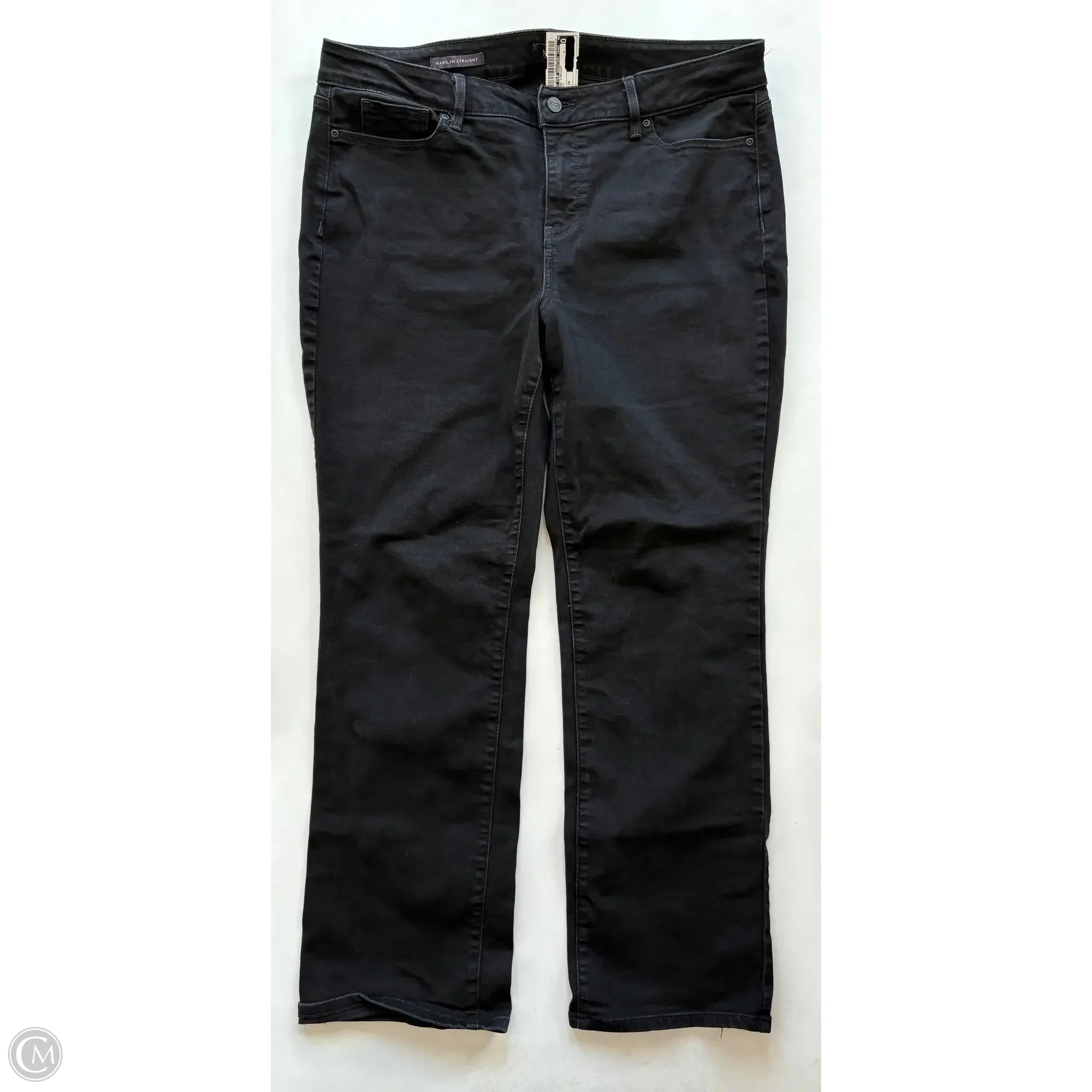 High-Waisted Men's JeansJeans Straight By Not Your Daughters Jeans In Black, Size: 18 High-Waisted Men's JeansJeans Straight By Not Your Daughters Jeans In Black, Size: 18