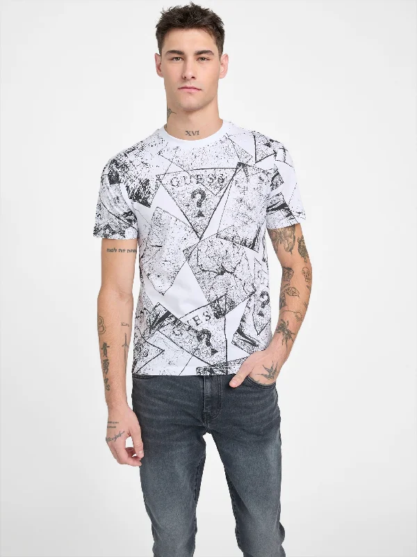 Patterned Men's Hawaiian ShirtsEco Edric Signature Tee