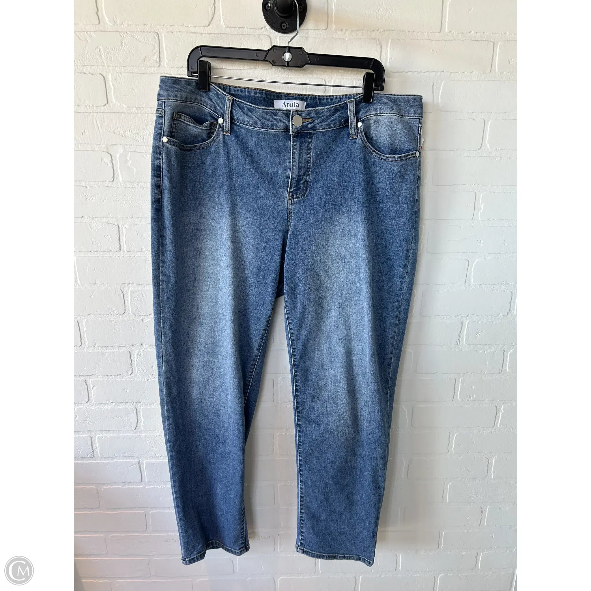 XXXL Men's JeansJeans Straight By Cmc In Blue Denim, Size: 16