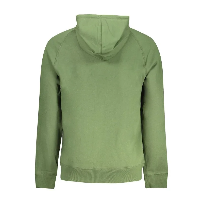 Striped Men's SweatersTimberland Green Cotton Men's Sweater