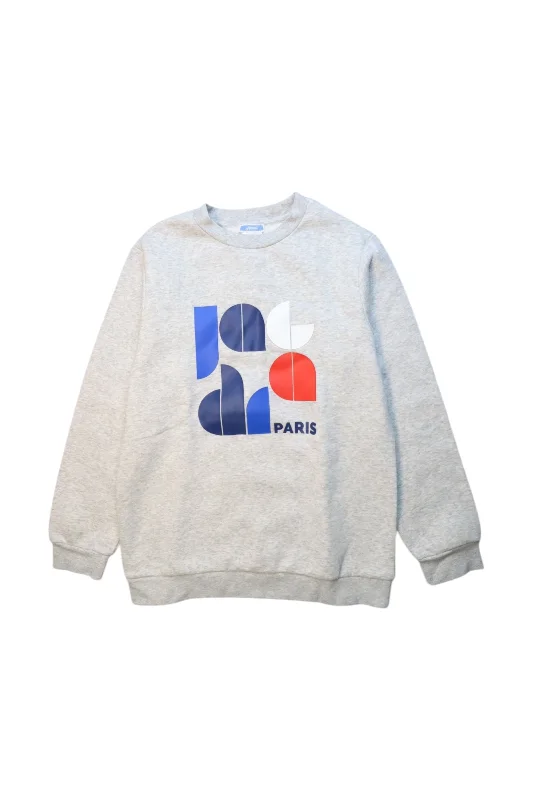 Men's Sweaters for AutumnJacadi Paris Logo Crewneck Sweatshirt 12Y