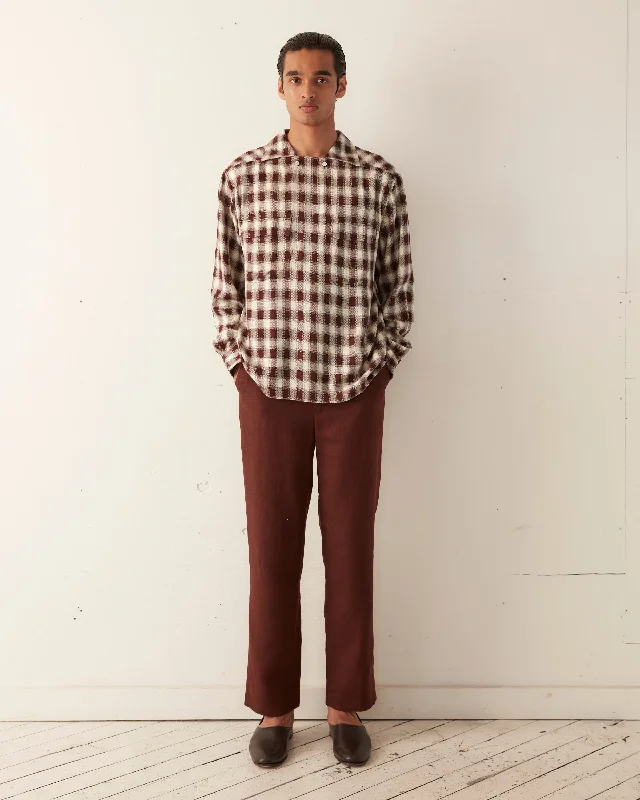Men's Pattern-Clashing Shirts for Bold FashionShadow Plaid Wrenn Shirt