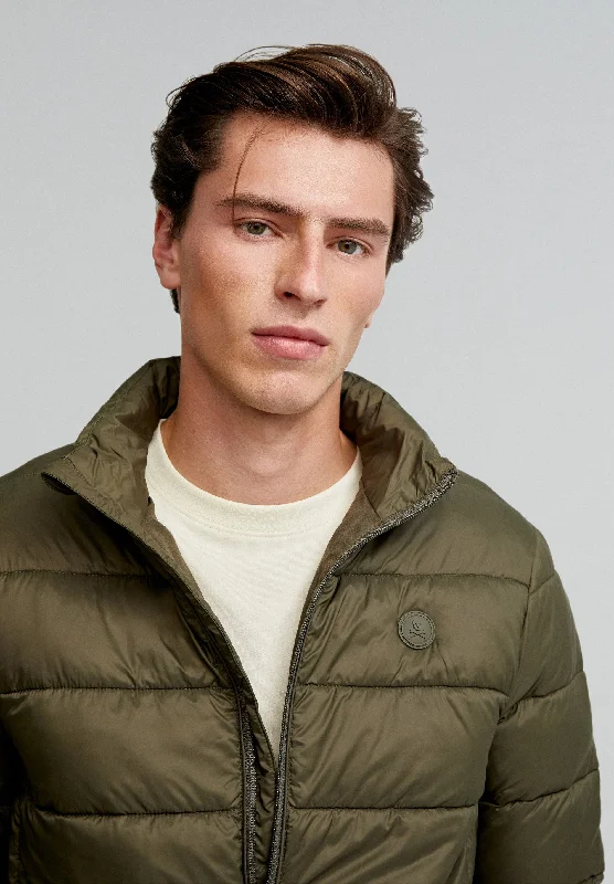 Classic Men's Trench CoatsQUILTED JACKET WITH SKULL DETAIL