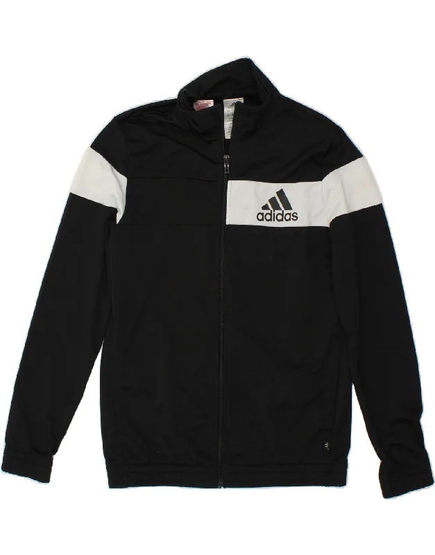 Functional Men's Ski JacketsADIDAS Boys Tracksuit Top Jacket 13-14 Years Black Colourblock Polyester Functional Men's Ski JacketsADIDAS Boys Tracksuit Top Jacket 13-14 Years Black Colourblock Polyester