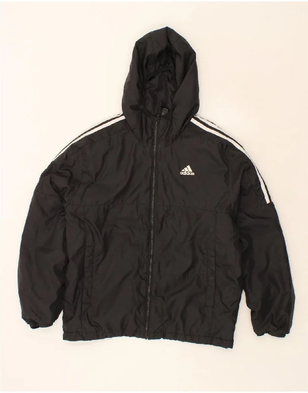 Men's Coats for Formal EventsADIDAS Mens Hooded Windbreaker Jacket UK 38 Medium Black Polyester Men's Coats for Formal EventsADIDAS Mens Hooded Windbreaker Jacket UK 38 Medium Black Polyester