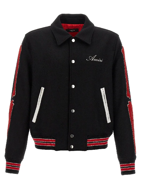 Men's Coats with Military InfluenceBones Bomber Jacket