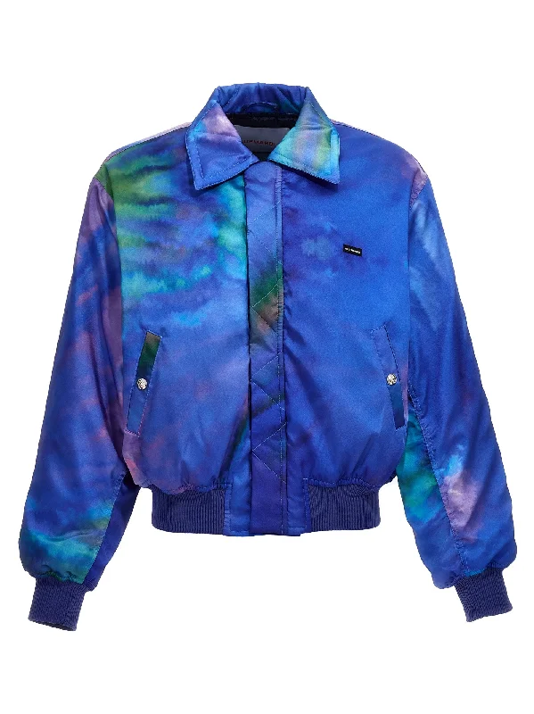 Fashionable Men's Denim JacketsBorealis Printed Bomber Jacket