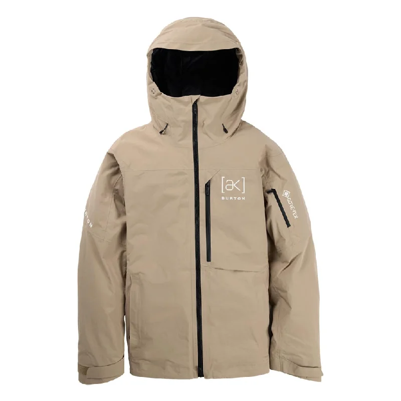 Men's Coats with Hand WarmersBurton 2025 AK Helitack Stretch Gore-Tex Jacket - Summit Taupe