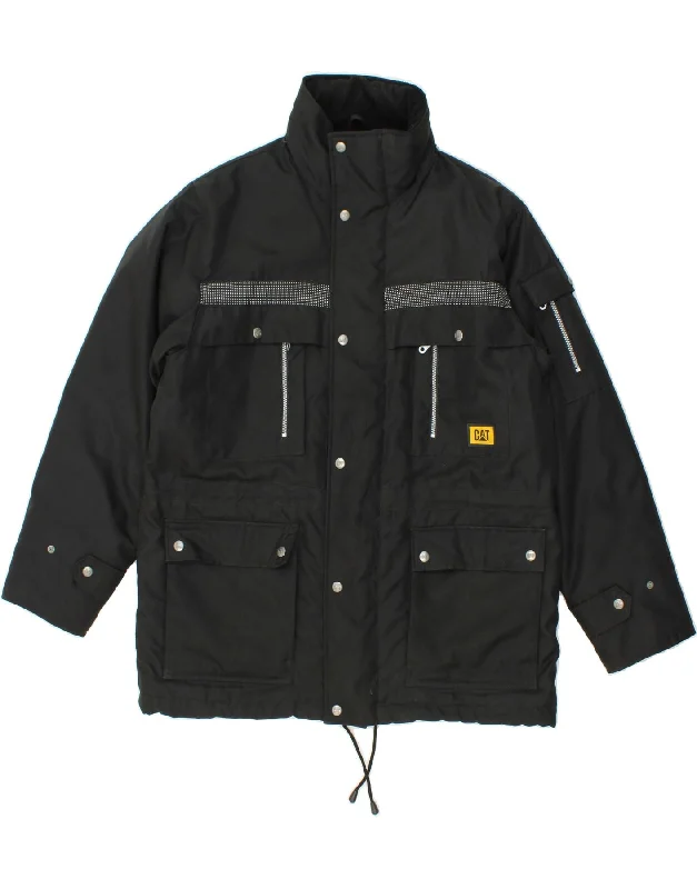Men's Coats for RunningCAT Mens Workwear Windbreaker Jacket UK 40 Large Black Polyester Men's Coats for RunningCAT Mens Workwear Windbreaker Jacket UK 40 Large Black Polyester