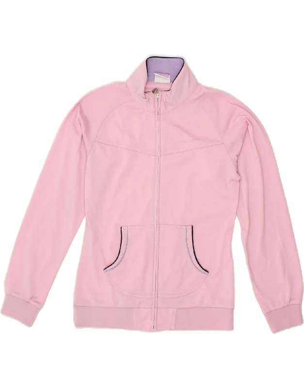 Men's Coats for SkiingCHAMPION Girls Tracksuit Top Jacket 13-14 Years XL Pink Polyester