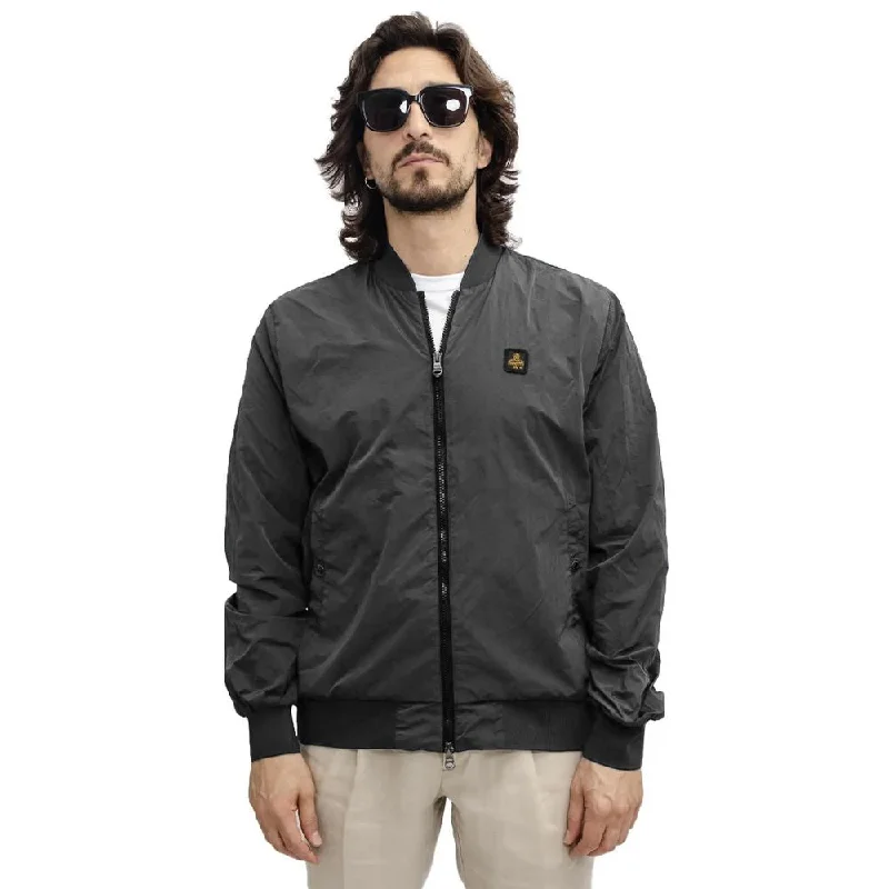 Men's Coats with Tactical FeaturesChic Garment-dyed Bomber Jacket