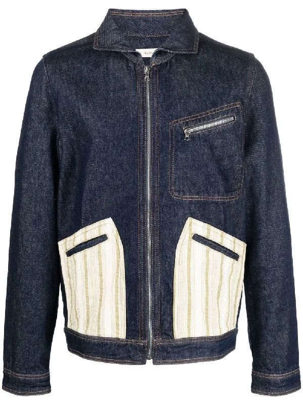 Essential Men's Puffer JacketsContrast-Panel Denim Jacket