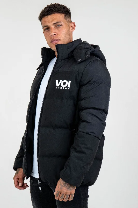 Men's Coats for Mild WeatherDownsbury Puffer Jacket - Black