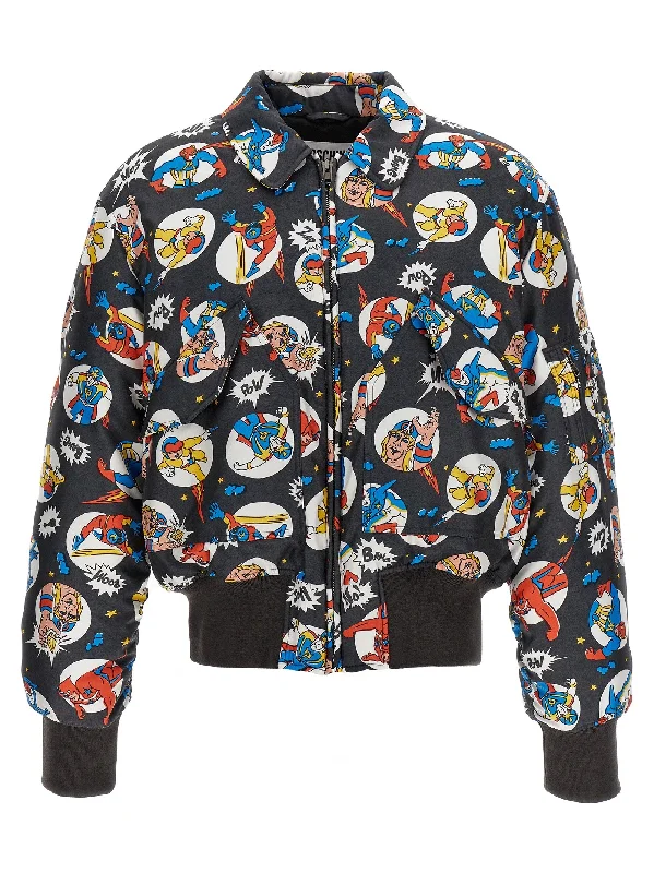 Men's Coats for LayeringFantasy Cartoon Bomber Jacket