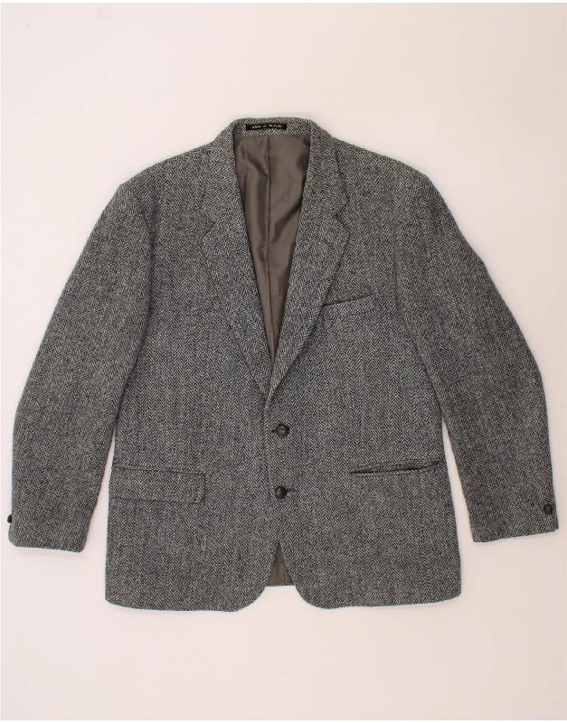 Men's Coats for AutumnHARRIS TWEED Mens 2 Button Blazer Jacket UK 38 Medium Grey Herringbone Men's Coats for AutumnHARRIS TWEED Mens 2 Button Blazer Jacket UK 38 Medium Grey Herringbone