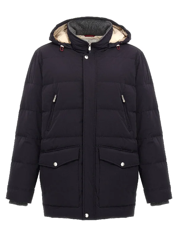 Men's Coats with Tactical FeaturesHooded Down Jacket
