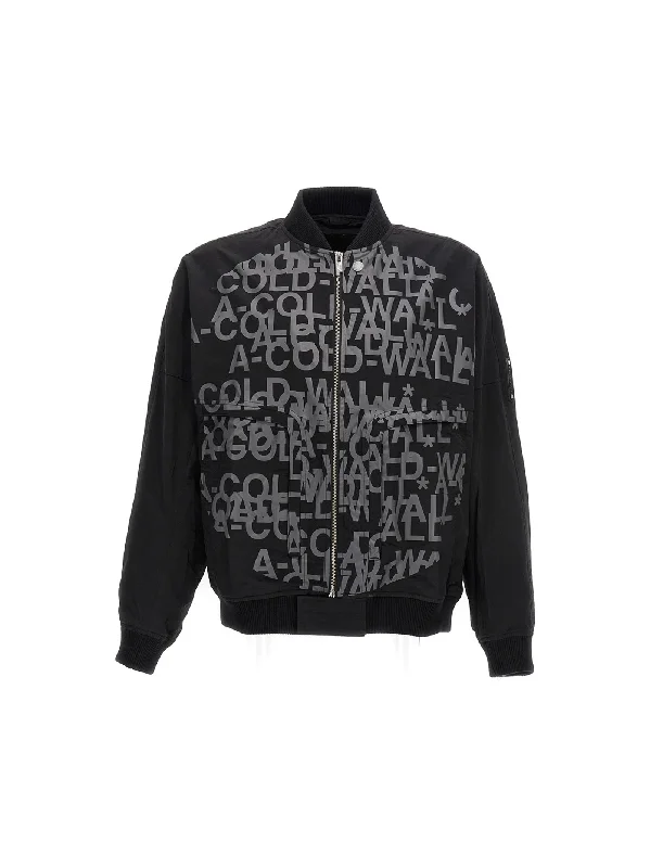 Men's Coats with Hand WarmersImprint Bomber Jacket