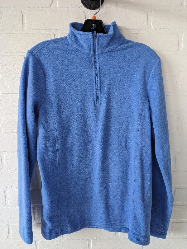 Men's Coats with Contrast StitchingJacket Fleece By Lands End  Size: S