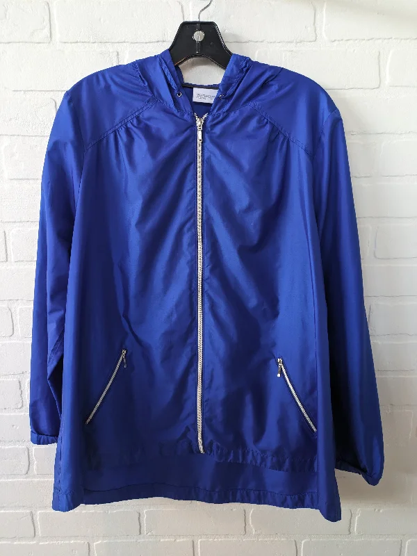 Classic Men's Trench CoatsJacket Windbreaker By Chicos  Size: L