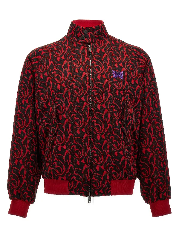 Waterproof Men's ParkasJacquard Needles Bomber Jacket