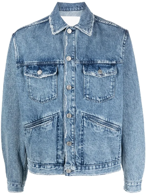 Men's Coats Made in ItalyJango Logo Denim Jacket