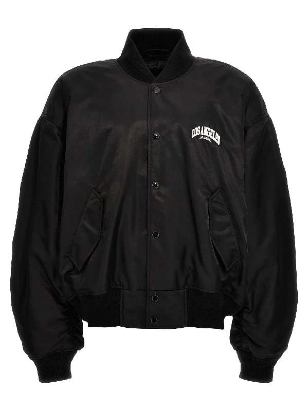 Men's Coats for Winter CampingLa Varsity Bomber Jacket