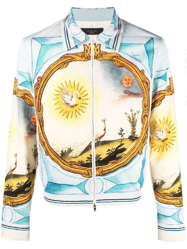 Men's Coats without LiningLandscape Frame Varsity Jacket