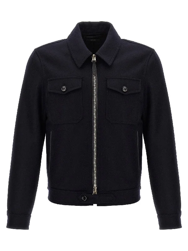 Men's Coats for SnowboardingLight Melton Officer Jacket