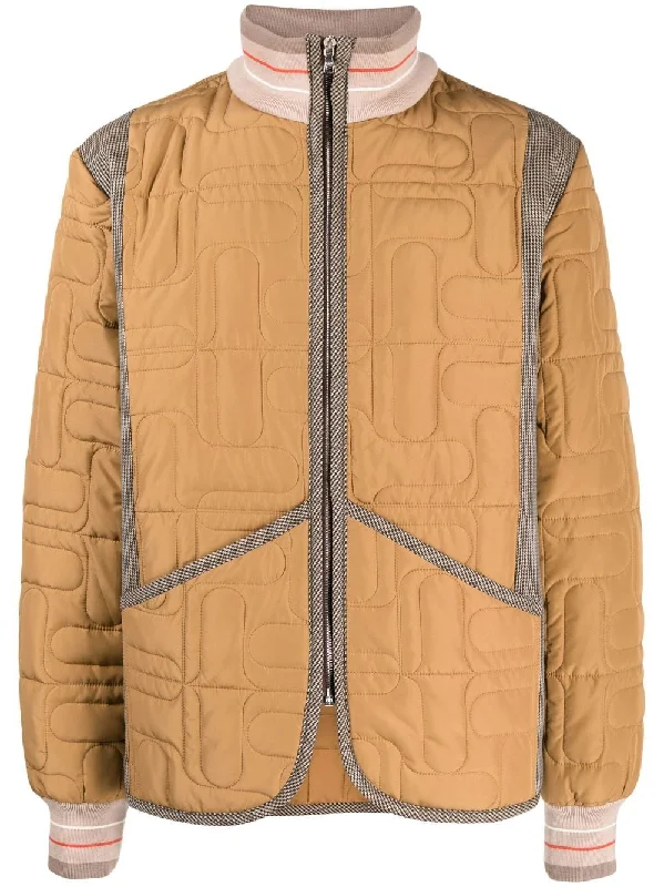 Men's Coats for Skinny MenMulti-Panel Padded Jacket