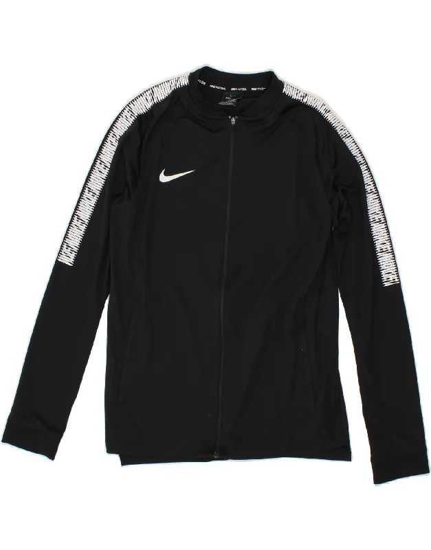 Men's Coats for Rainy WeatherNIKE Boys Dri Fit Graphic Tracksuit Top Jacket 13-14 Years XL Black Men's Coats for Rainy WeatherNIKE Boys Dri Fit Graphic Tracksuit Top Jacket 13-14 Years XL Black