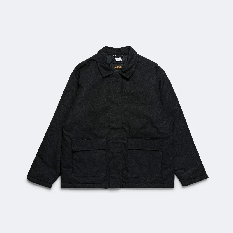 Men's Coats for TravelNike Life Waxed Canvas Work Jacket - Black