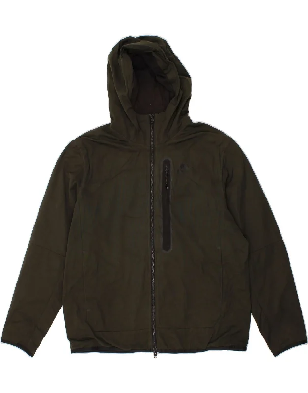 Men's Coats with Vintage StyleNIKE Mens Hooded Rain Jacket UK 40 Large Khaki Polyester Men's Coats with Vintage StyleNIKE Mens Hooded Rain Jacket UK 40 Large Khaki Polyester