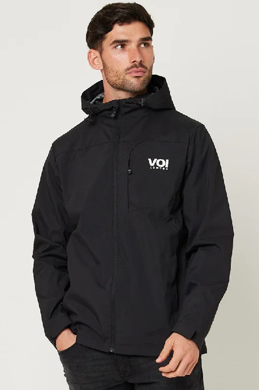 Men's Coats for Everyday WearPadbury Tech Woven Jacket - Black