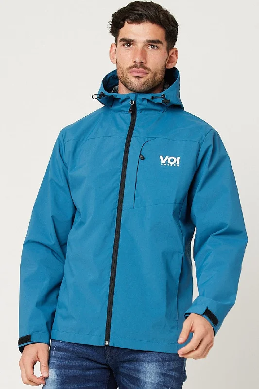 Stylish Men's Biker JacketsPadbury Tech Woven Jacket - Blue