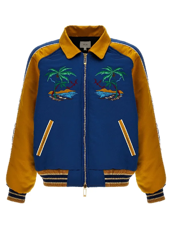 Men's Coats with HoodsPalm Eagles Souvenir Bomber Jacket