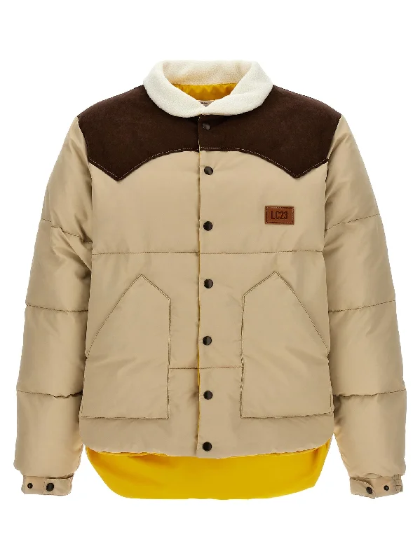 Men's Coats without LiningPaneled Down Jacket
