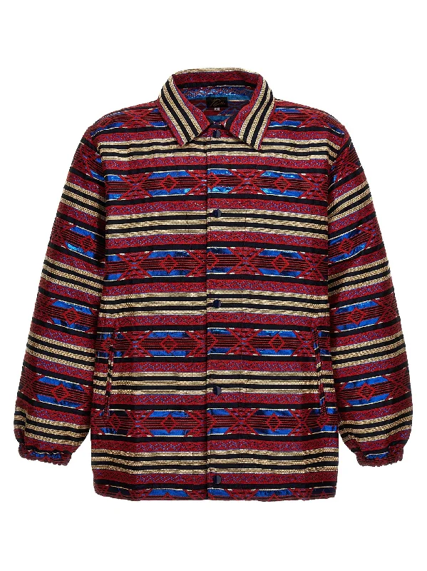 Designer Men's OvercoatsPatterned Jacket