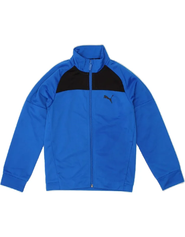 Men's Coats for SkiingPUMA Boys Tracksuit Top Jacket 7-8 Years Small Blue Colourblock Polyester Men's Coats for SkiingPUMA Boys Tracksuit Top Jacket 7-8 Years Small Blue Colourblock Polyester