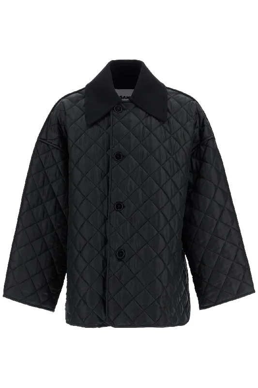 Men's Coats with Water-Repellent FabricQuilted Maxi Jacket With Detachable