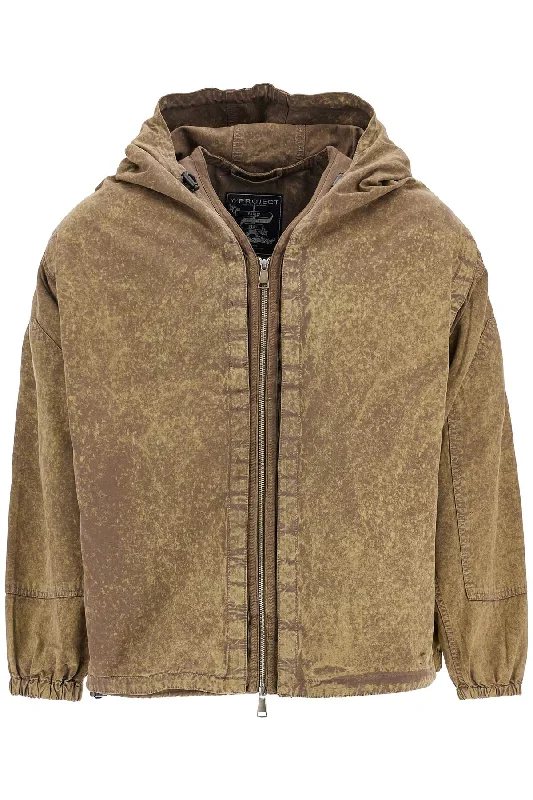 Comfortable Men's ParkasRemovable Panel Jacket With Seven